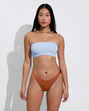 Tubular Top - Blue Skies + Dip Bottom - Bronze (Size S)