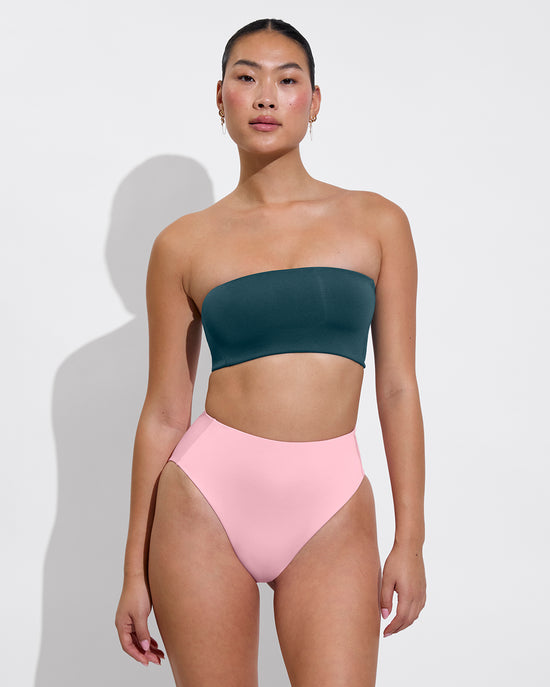 Tubular Top - Deep End + Hi Hi Bottom - Delight (Size S)