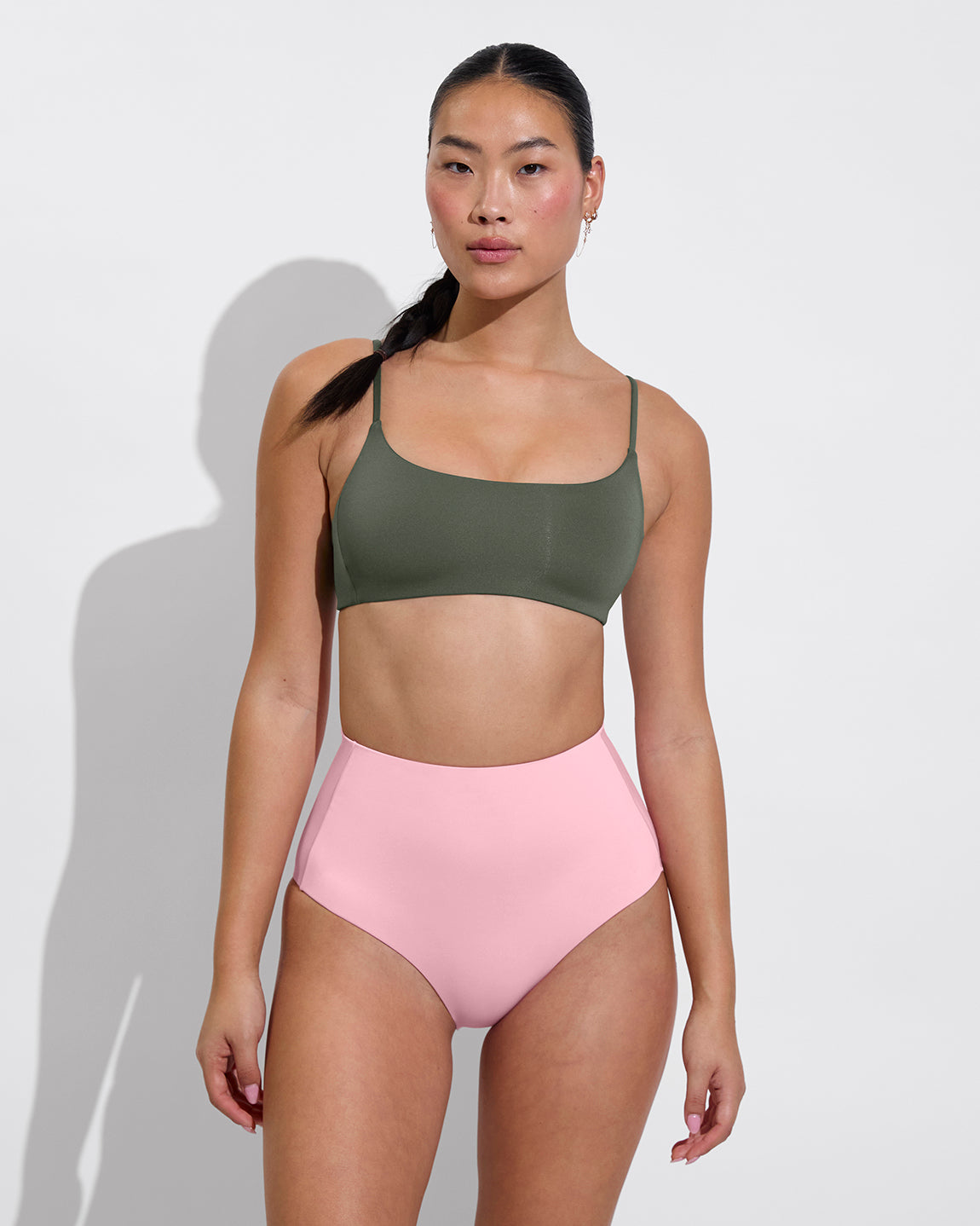 Pool Days Top - Agave + Hi Tide Bottom - Delight (Size S)