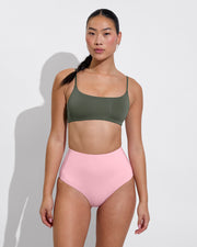 Pool Days Top - Agave + Hi Tide Bottom - Delight (Size S)