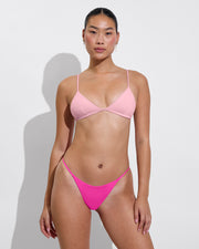Sandy Top - Delight + Skinny Dip Bottom - Hot (Size S)