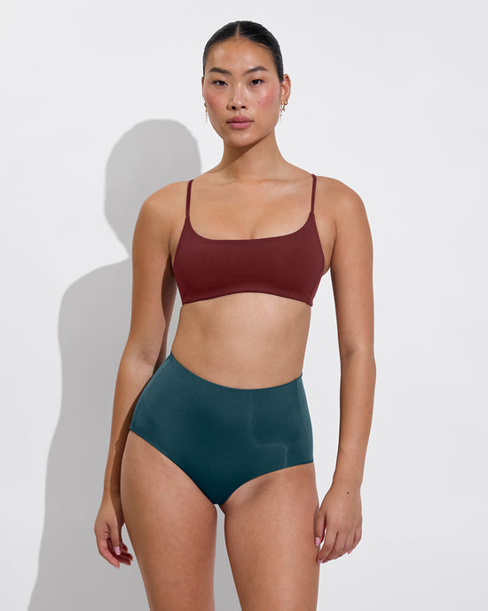 Pool Days Top - Jam + Barrel Bottom - Deep End (Size S)