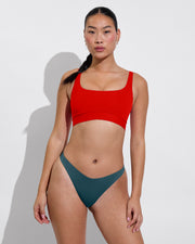 Double Scoop Top - Sweet Chili Heat + Dip Bottom - Deep End (Size S)