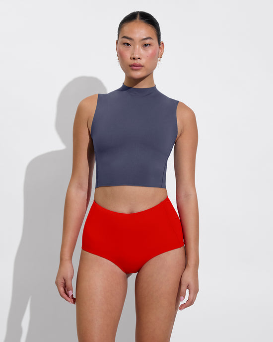 Rays Sleeveless Top - Varsity + Barrel Bottom - Sweet Chili Heat (Size s)