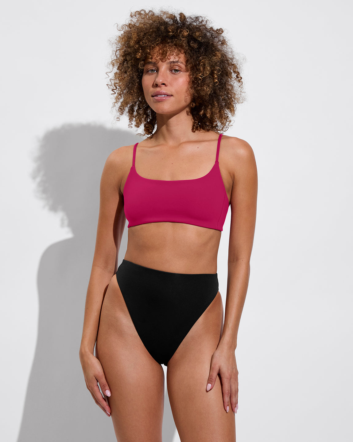 Pool Days Top - Pepper + Super Hi Hi Bottom - Jet (Size S)