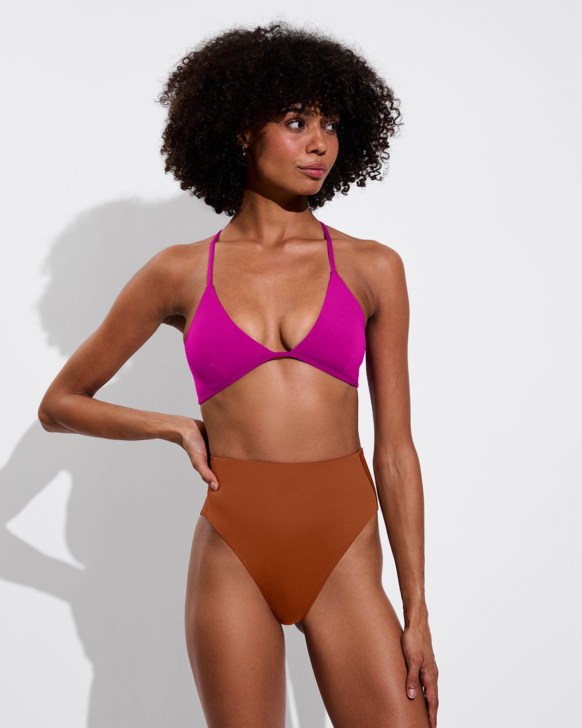 Reef Top - Aloha + Hi Hi Bottom - Bronze (Size S)