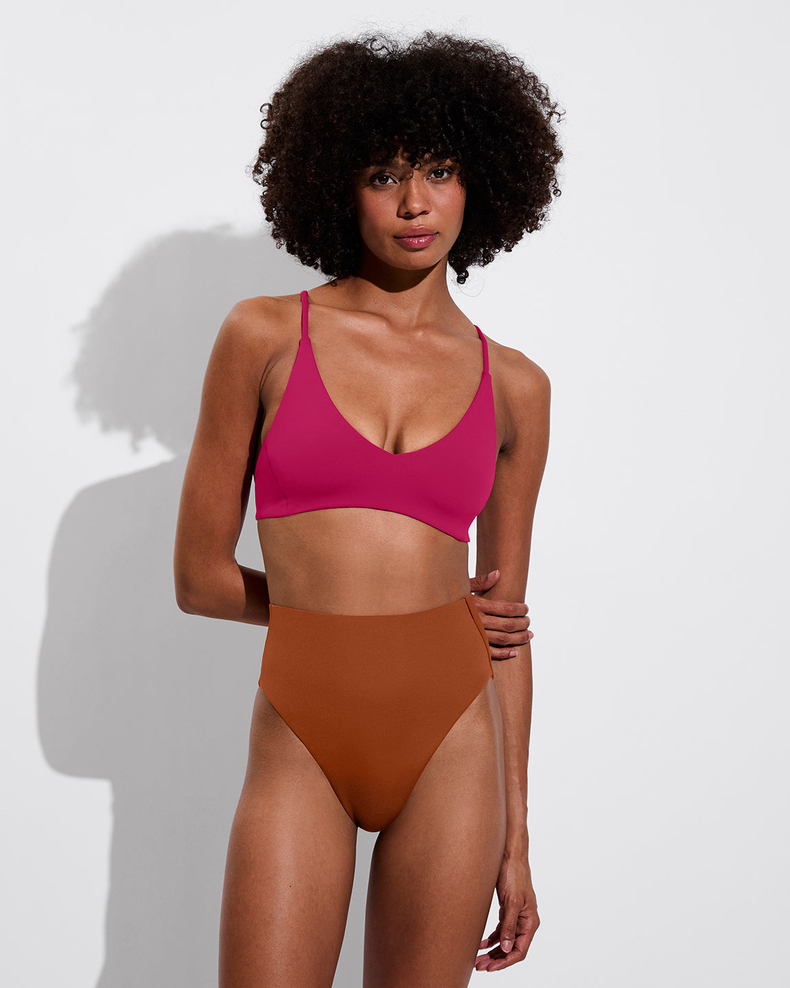 Sunday Top - Pepper + Hi Hi Bottom - Bronze (Size S)