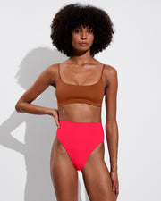Pool Days Top - Bronze + Hi Hi Bottom - Rescue (Size S)