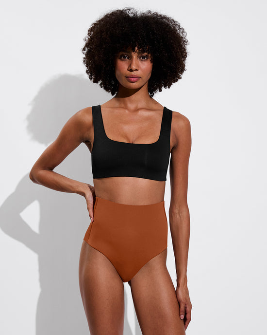 Streamline Top - Jet + Hi Tide Bottom - Bronze (Size S)