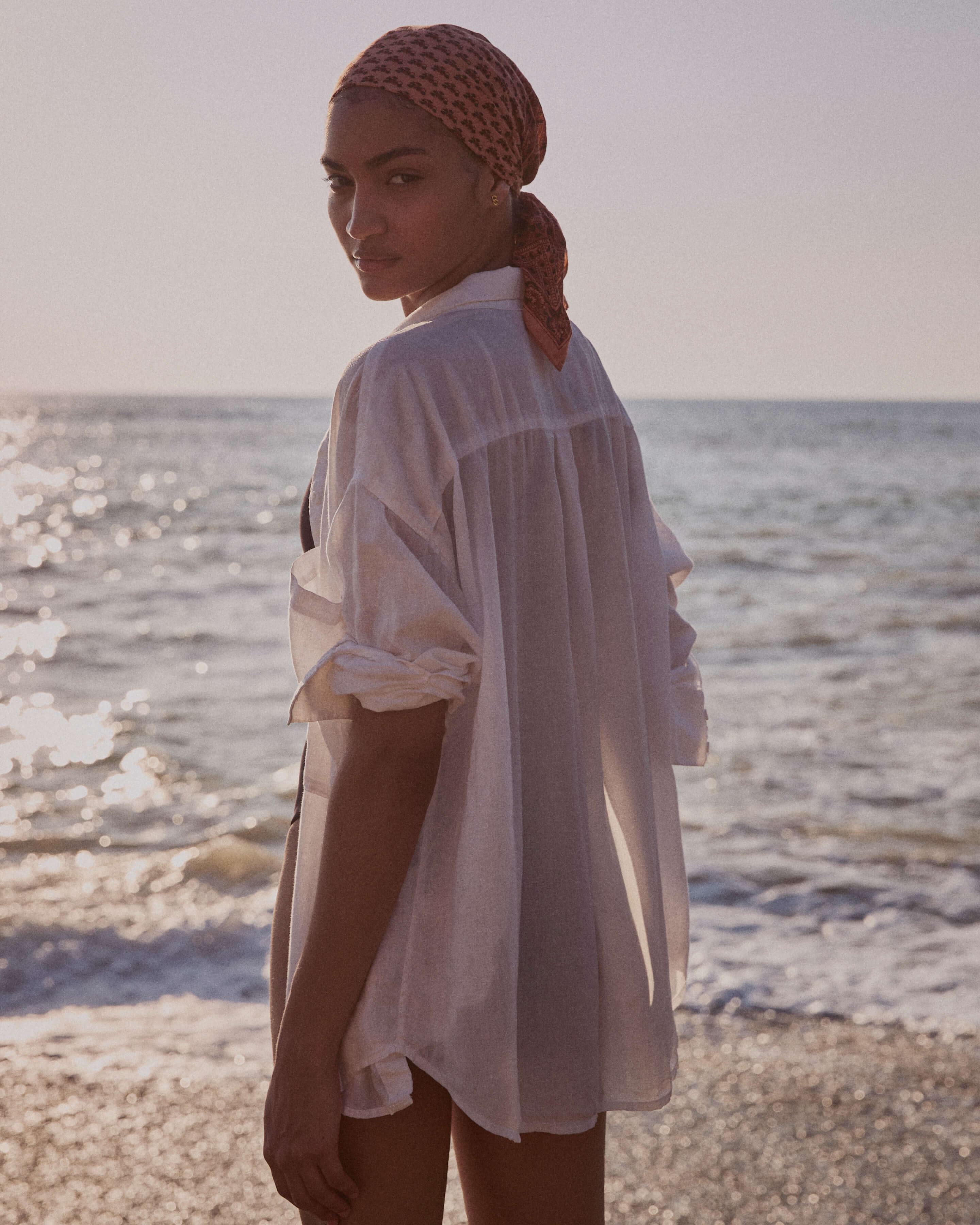 Getaway Button Down in Coconut