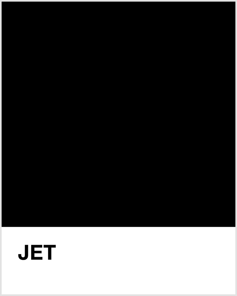 Jet PANTONE