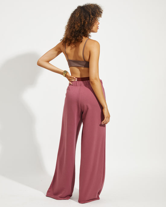 Pool Days Top - Stormy + Homerun Pant - Desert Plum (Size S)