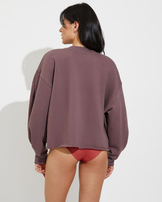 Field Day Sweatshirt - Stormy + Hi Tide Bottom - Camp (Size S)