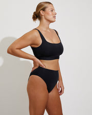 Top Shelf (36DD) + Hi Hi Bottom - Jet (Size L)