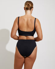 Top Shelf (36DD) + Hi Hi Bottom - Jet (Size L)
