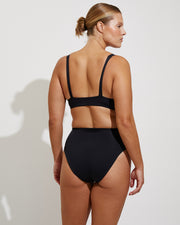 Sunday Top D+ (36DD) + Hi Hi Bottom - Jet (Size L)