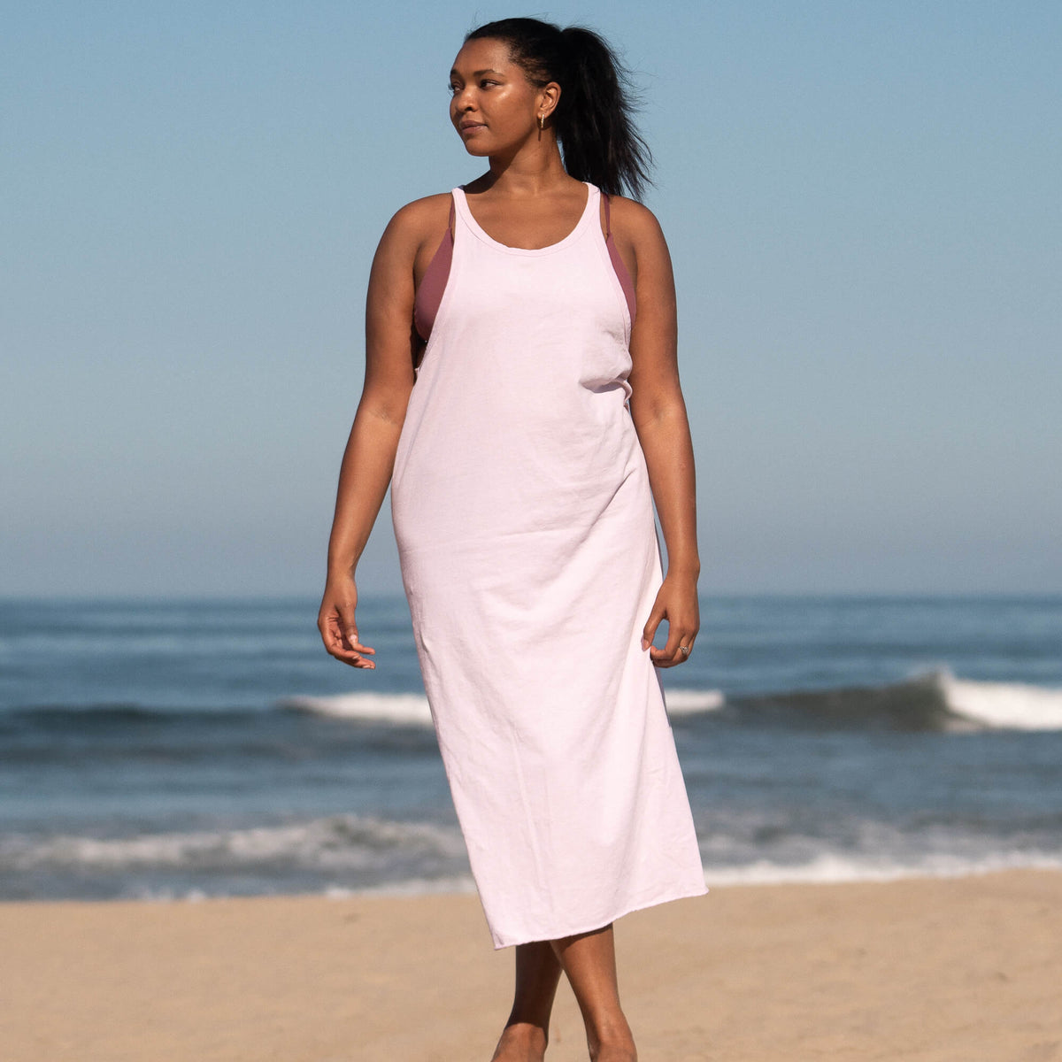Muscle Dress - Mauve It Mauve It (Pink) (Size XL) + Sunday Top - Desert Plum (Purple) (Size XL)