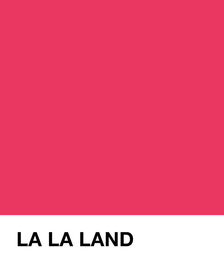 La La Land Pantone