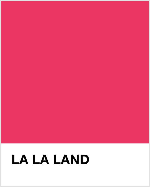 La La Land Pantone