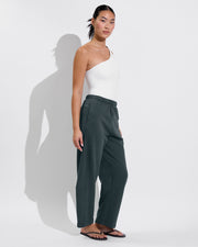 Shoreline Suit - Coconut + Beach Side Sweatpant - Abyss (Size S)