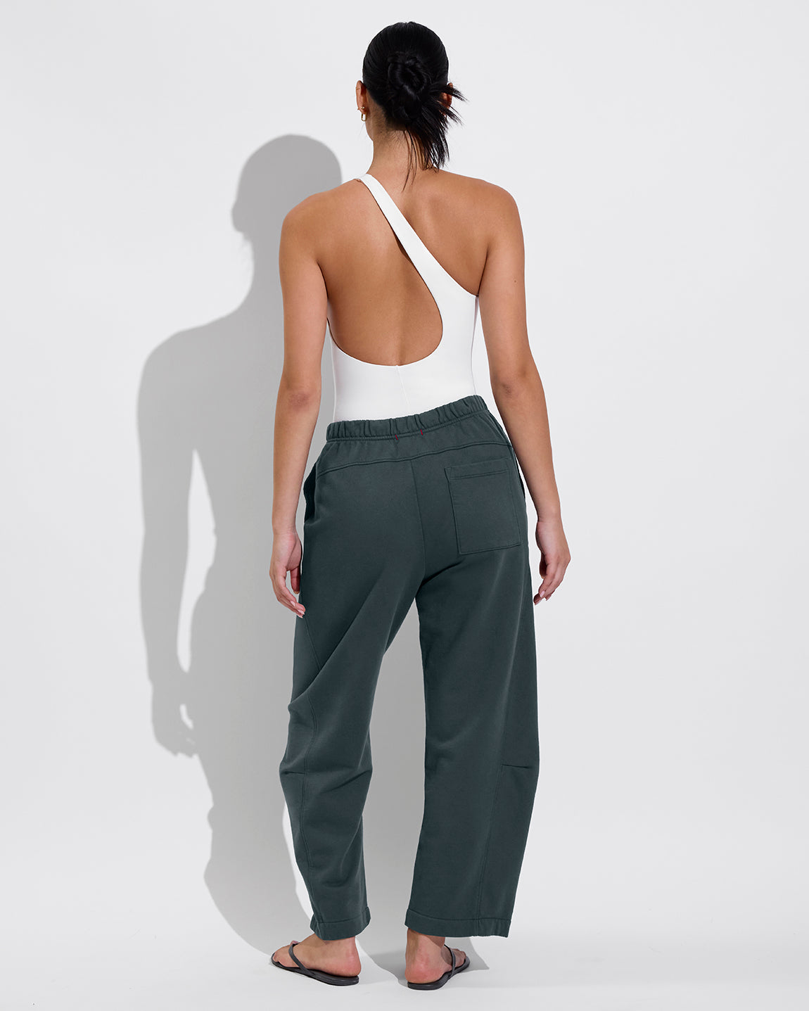 Shoreline Suit - Coconut + Beach Side Sweatpant - Abyss (Size S)