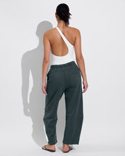 Shoreline Suit - Coconut + Beach Side Sweatpant - Abyss (Size S)