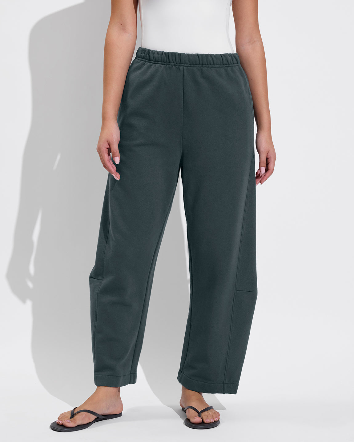 Shoreline Suit - Coconut + Beach Side Sweatpant - Abyss (Size S)