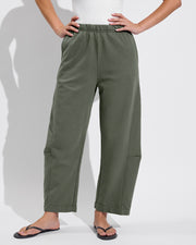 Shoreline Suit - Coconut + Beach Side Sweatpant - Agave (Size S)