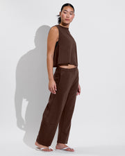Swell Tank + Beach Side Sweatpant - Cold Brew (Size S)
