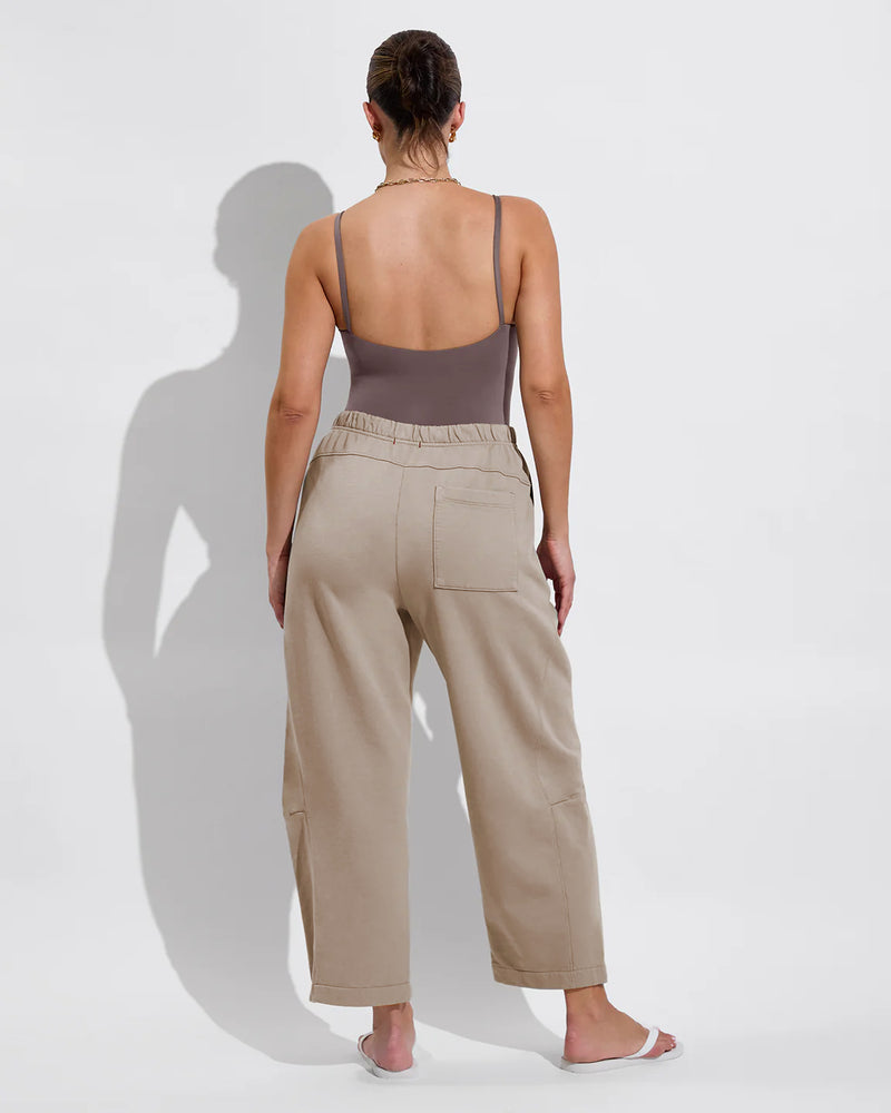 Sunday Suit D+ - Stormy (34DD, Size L) + Beach Side Sweatpant - Beach (Size L)