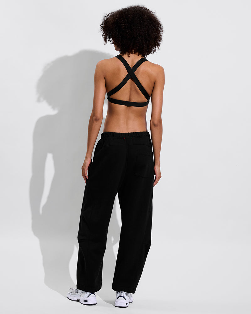 La Crosse Top + Beach Side Sweatpant - Jet (Size S)