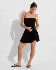 Cabana Top + Birdie Skirt - Jet (Size S)