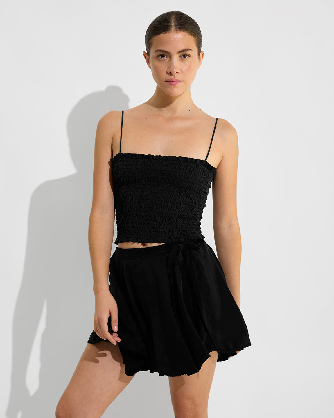 Cabana Top + Birdie Skirt - Jet (Size S)