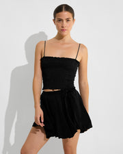 Cabana Top + Birdie Skirt - Jet (Size S)
