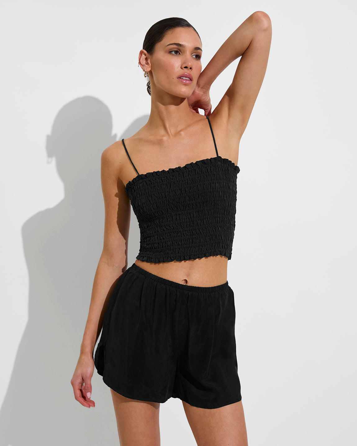 Breeze Short - Black Sport Silk Short – Left On Friday Canada