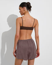 Pool Days Top - Cold Brew + Breeze Short - Stormy (Size S)