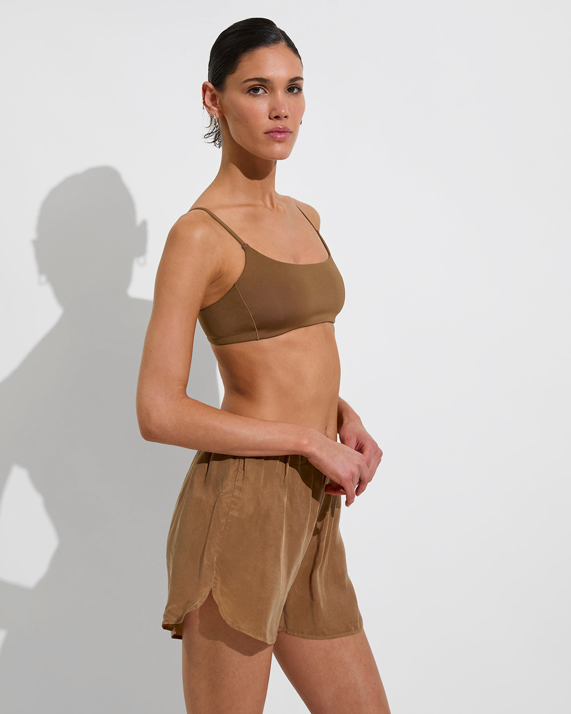 Pool Days Top + Breeze Short - Tan Lines (Size S)