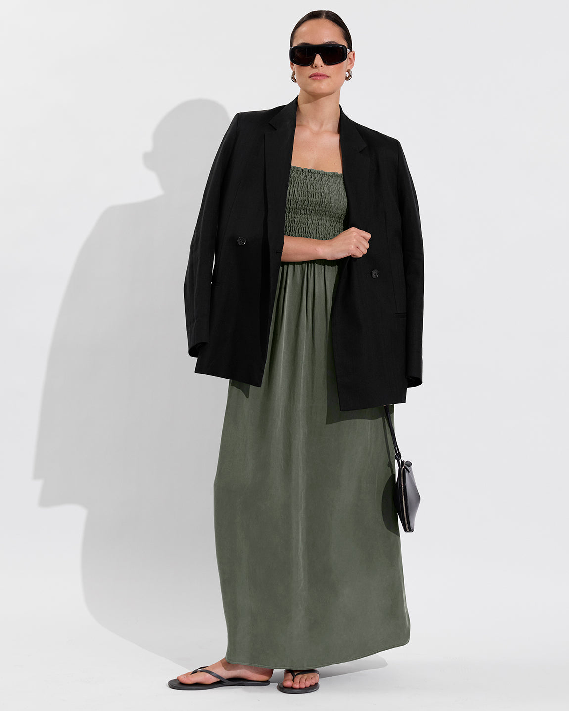 Cabana Maxi Dress - Agave (Size S/M)