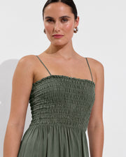 Cabana Maxi Dress - Agave (Size S/M)