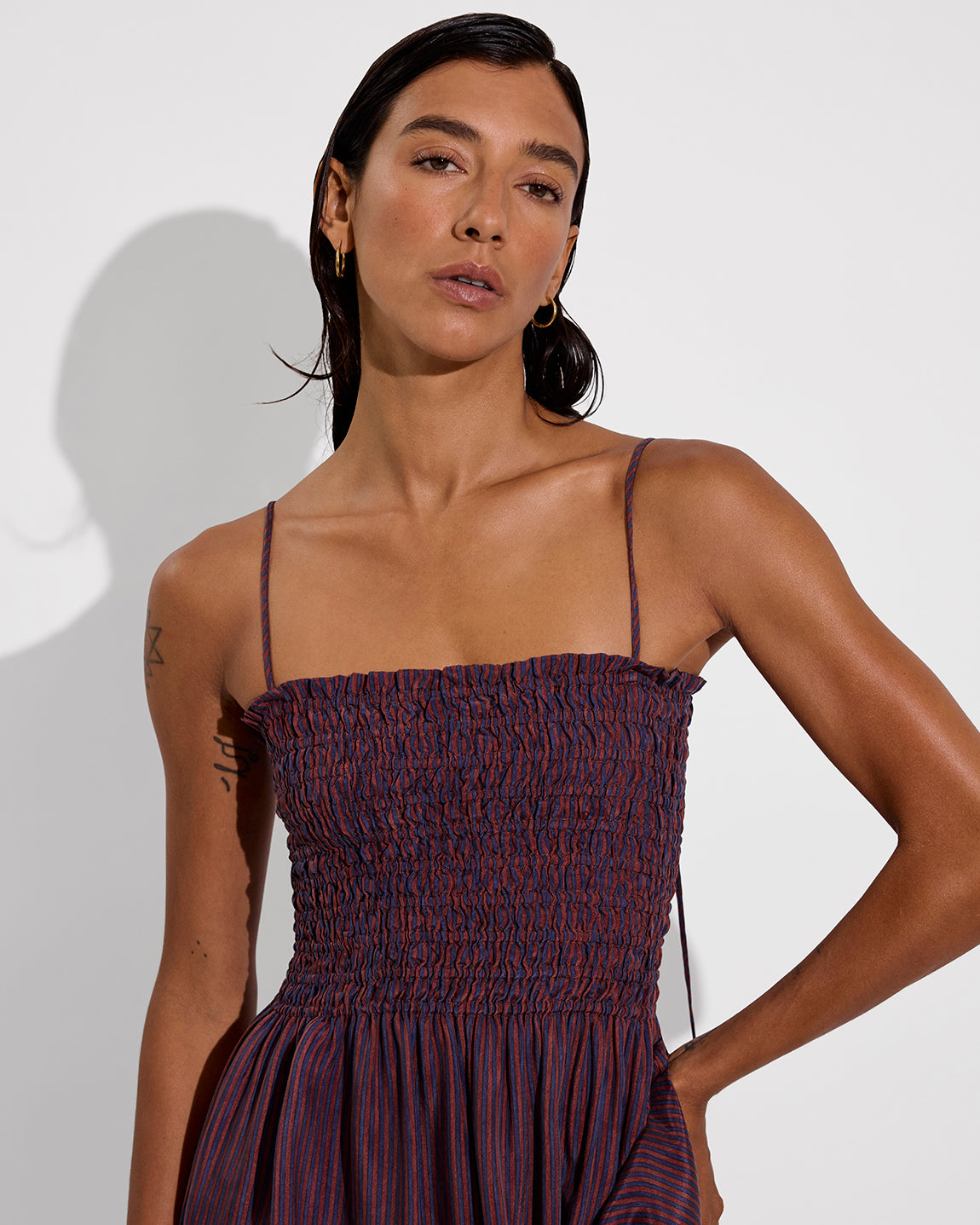 Cabana Maxi Dress - Varsity / Tiki (Size S/M)