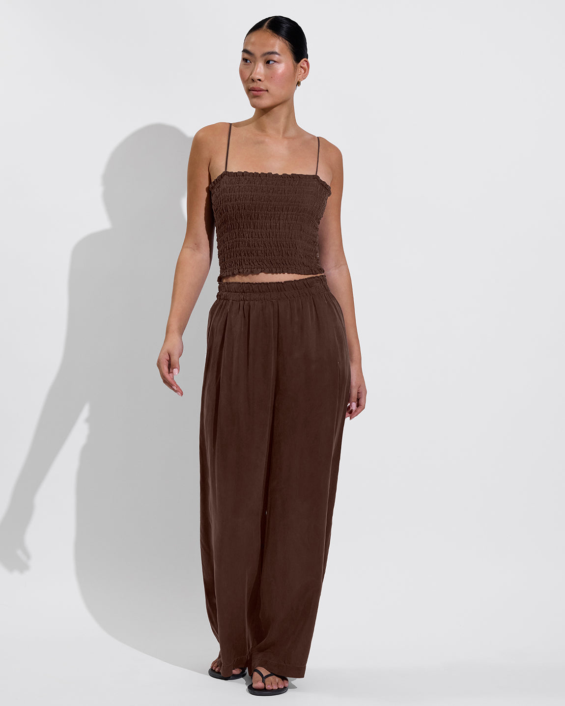 Cabana Top + Day Trip Pant - Cold Brew (Size S)