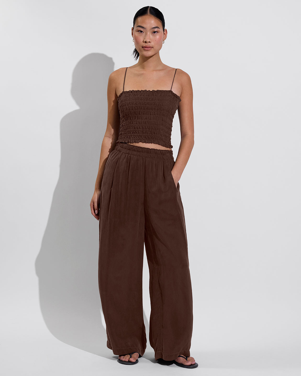 Cabana Top + Day Trip Pant - Cold Brew (Size S)