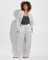 Coastal Pant - Classic Stripe: Stormy / Coconut