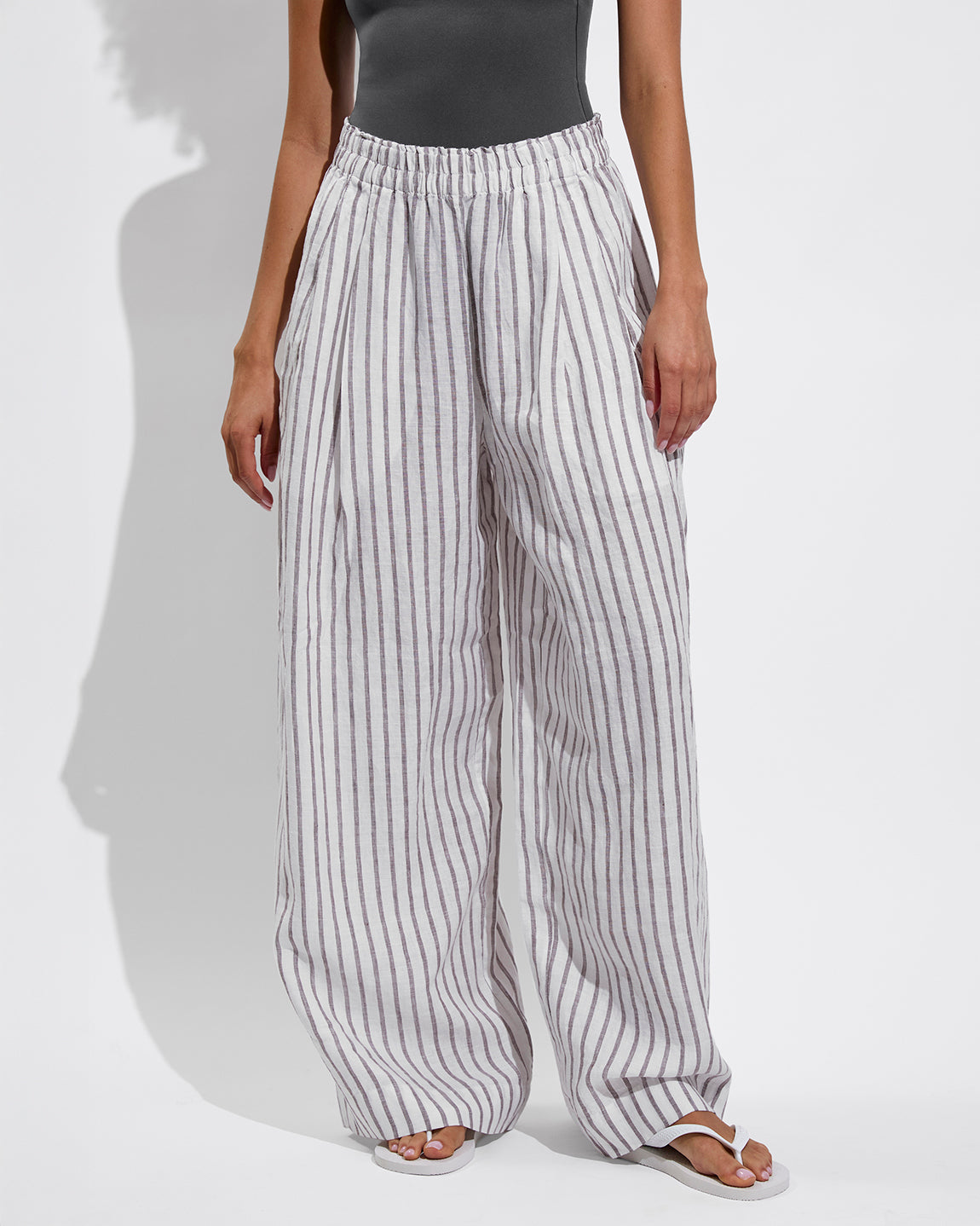 Retreat Suit - Eclipse + Coastal Pant - Coconut / Stormy (Size S)