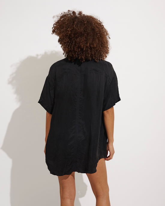 Day Trip Button Down - Jet + Wave Top + Hi Hi Bottom - Beach (Size S)