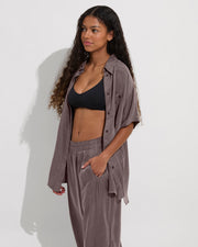 Day Trip Button Down + Day Trip Pant - Stormy (Size S)