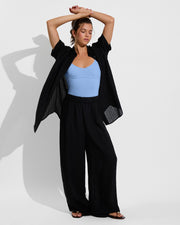 Club Suit - Blue Skies + Day Trip Pant *Sheer Stripe - Jet (Size S) 