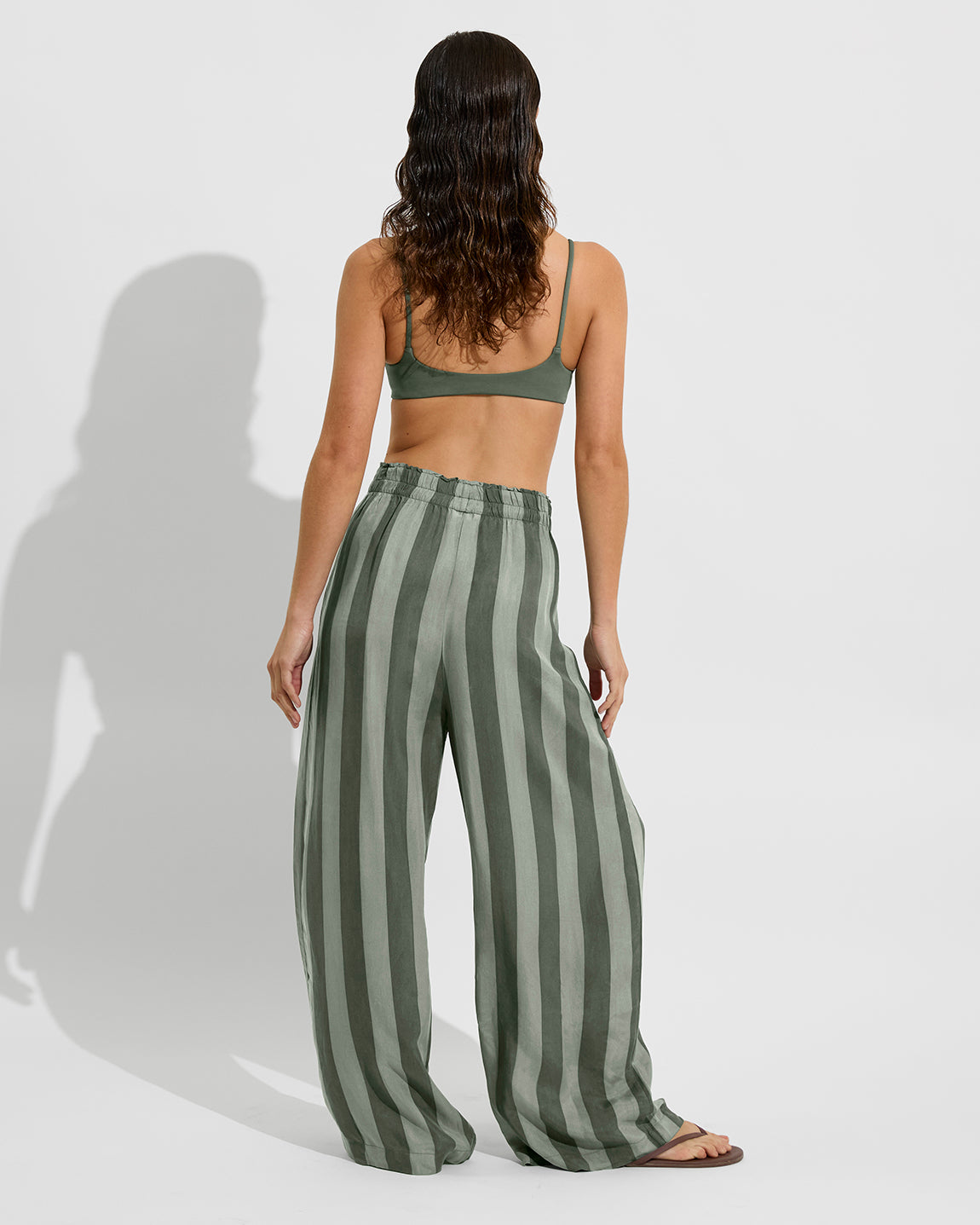 Club Top - Agave + Day Trip Pant - Agave/Light Agave (Size S)