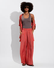 Day Trip Pant - Mirage / Aperol (Size S) + Fast Track Suit - Stormy (Size S)
