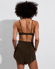 Sunday Top + Day Trip Short - Cold Brew (Size S)